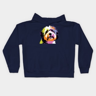 Havanese Pop Art - Dog Lover Gifts Kids Hoodie